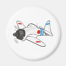 mitsubishi zero fridge magnet