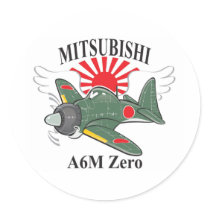 mitsubishi zero sticker