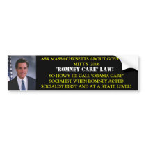 MITT BUMPER STICKERS