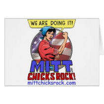 Mitt Chicks Rock! Card