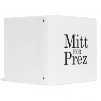MITT FOR PREZ 3 RING BINDER