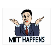 Mitt Happens postcards