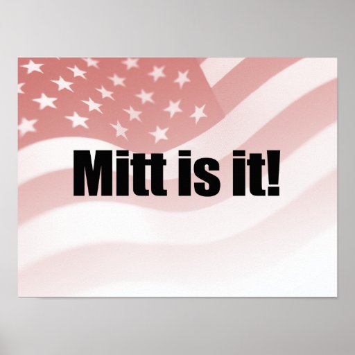 MITT IS IT.png Print