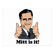 MITT IS IT postcards