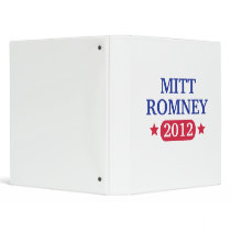 Mitt Romney 2012 3 Ring Binders