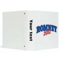Mitt Romney 2012 3 Ring Binder