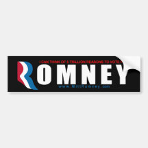 Mitt Romney 2012 Bumper Sticker