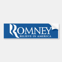 Mitt Romney 2012 Bumper Sticker