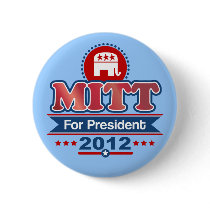 Mitt Romney 2012 Button