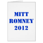 MITT ROMNEY 2012 CARD