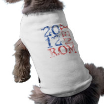 Mitt Romney 2012 Dog Tshirt