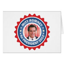 Mitt Romney 2012 for US President Cards
