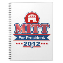 Mitt Romney 2012 Spiral Note Book