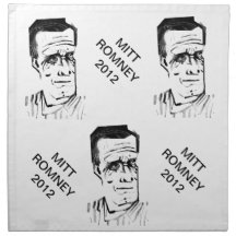 MITT ROMNEY 2012 PRINTED NAPKINS
