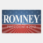 Mitt Romney 2012 Rectangular Stickers