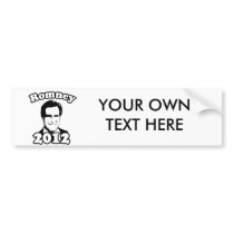 Mitt Romney 2012 Retro Bumper Stickers