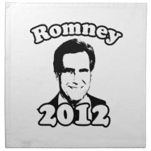Mitt Romney 2012 Retro Cloth Napkin