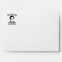 Mitt Romney 2012 Retro Envelope