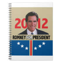 Mitt Romney 2012 Spiral Notebooks