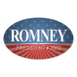 Mitt Romney 2012 Oval Sticker