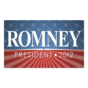 Mitt Romney 2012 Rectangular Stickers