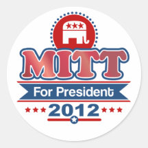 Mitt Romney 2012 Stickers