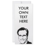 Mitt Romney 3 Rack Card