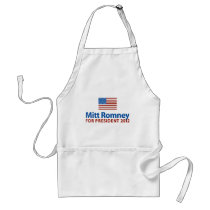 Mitt Romney American Flag aprons