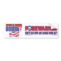 Mitt Romney and Paul Ryan Bumper Stickers