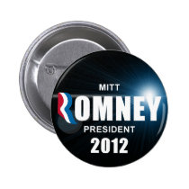 Mitt Romney - Anti Obama 2012 buttons