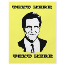 Mitt Romney bw flyers