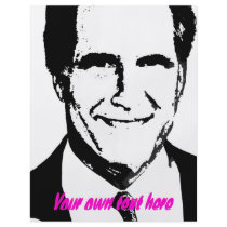 Mitt Romney bw flyers