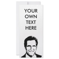 Mitt Romney bw rack cards