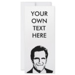 Mitt Romney bw Custom Rack Card