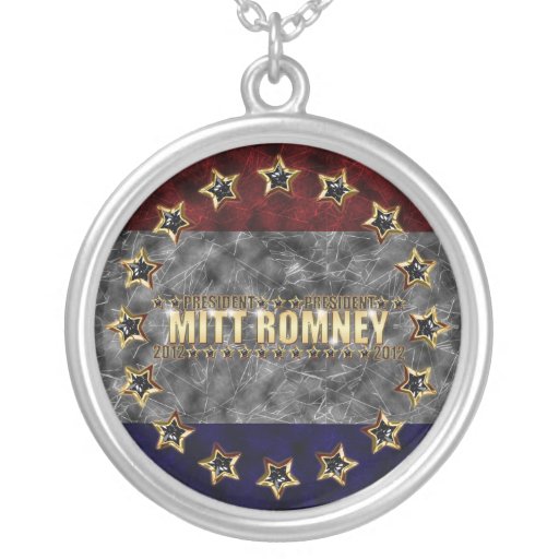 Mitt Romney Circle Stars and Stripes. Jewelry