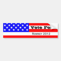 Mitt Romney Election Campaign Bumper Sticker