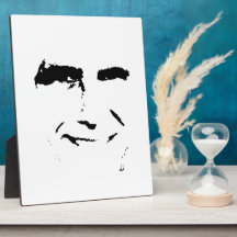 MITT ROMNEY FACE PHOTO PLAQUE