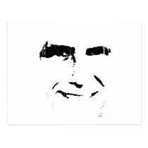 MITT ROMNEY FACE postcards
