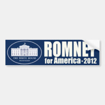 Mitt Romney for America 2012 Bumper Sticker