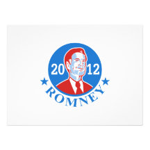 Mitt Romney For American President 2012 Invites