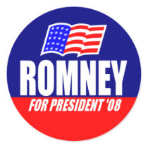 Mitt Romney For President 08 Stickers