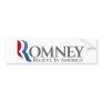Mitt Romney for President 2012 Bumper Sticker