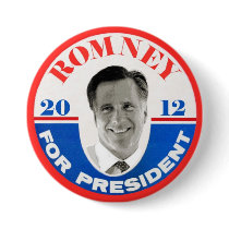 Mitt Romney for President 2012 Pinback Buttons