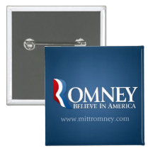 Mitt Romney for President 2012 Buttons