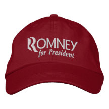 Mitt Romney for President 2012 Embroidered Baseball Caps