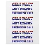 Mitt Romney For President 2012 Personalized Flyer