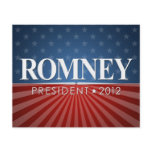 Mitt Romney for President 2012 flyers