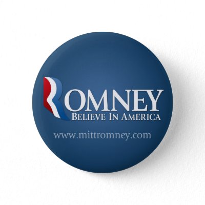 Mitt Romney for President 2012 Pinback Buttons