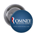 Mitt Romney for President 2012 Pinback Buttons