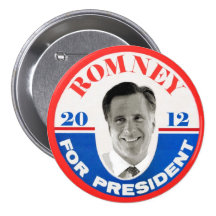 Mitt Romney for President 2012 Pinback Buttons